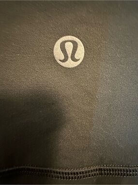 Lululemon Charcoal Grey Activewear Leggings with Logo